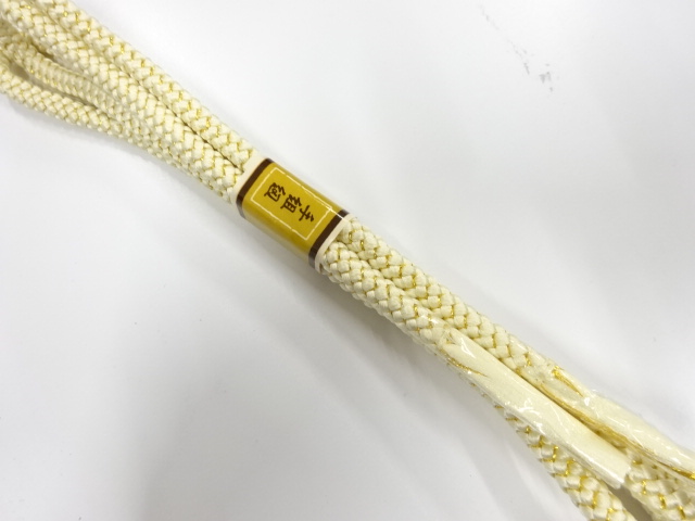 未使用品　正絹　手組帯締め